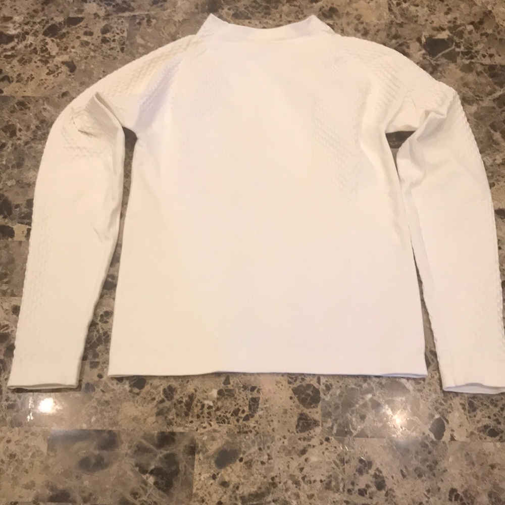 Nike Athletic White Long Sleeve Top M/L